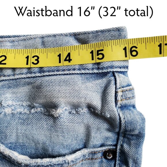 MOUSSY VINTAGE Carter Friend Tapered Denim Jeans Blue Size 28 - Picture 13 of 16